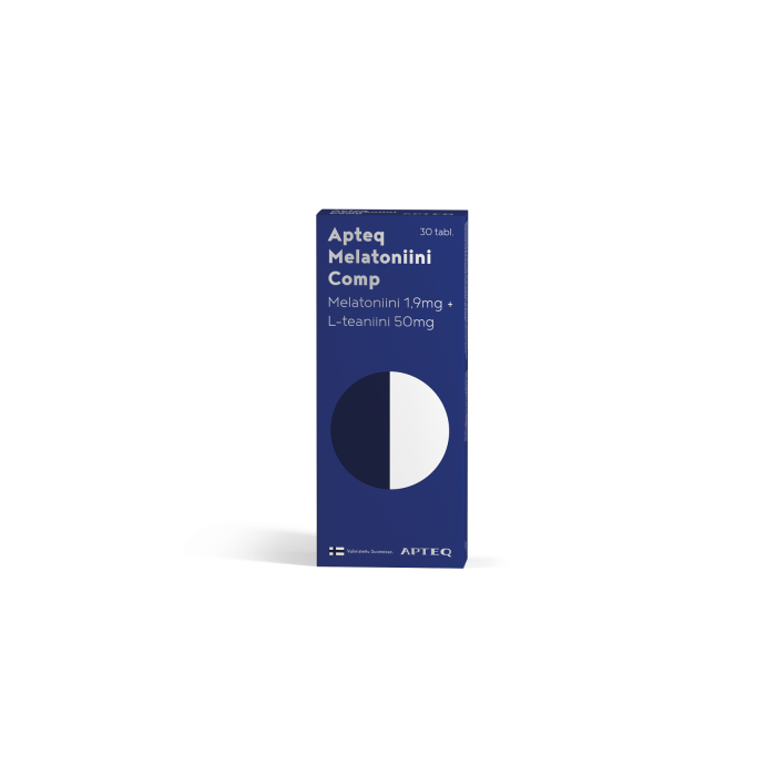 Apteq Melatoniini Comp 1,9 mg 30 tabl