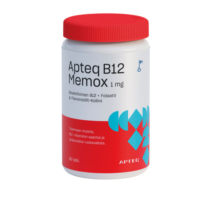 Apteq B12 Memox 1 mg 60 tabl kuva 2