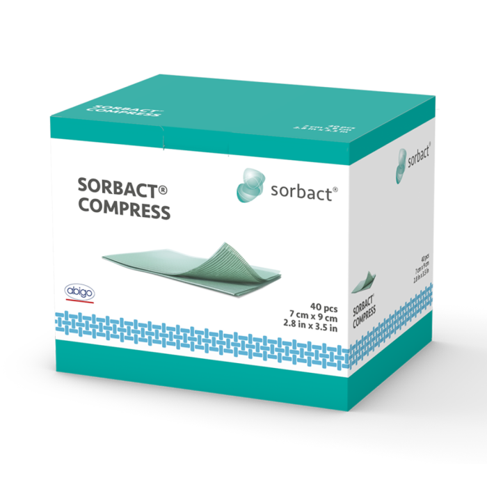 1000028776_Sorbact_Compress_7cm_x_9cm_CE_98125_40_KPL_pakkauskuva_Pakkauskuva19783_png