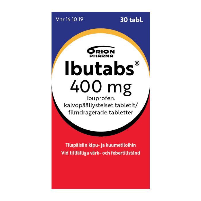 IBUTABS tabletti, kalvopäällysteinen 400 mg 30 fol kuva 14