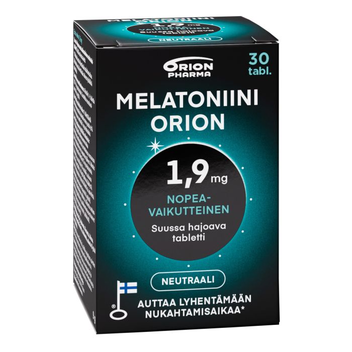 Melatoniini Orion 1,9 mg suussa hajoava 30 tabl kuva 4