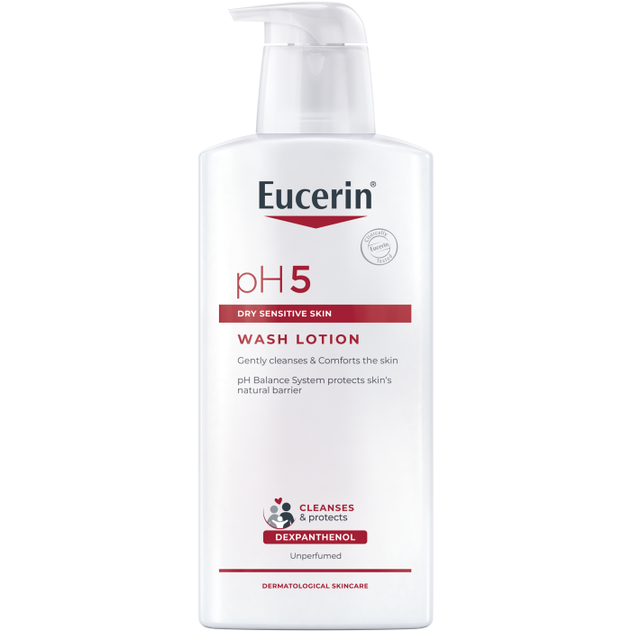 Eucerin pH5 Washlotion, hajusteeton 400 ml kuva 2