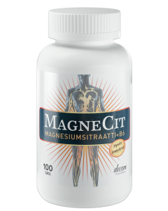 MagneCit Magnesiumsitraatti + B6-vitamiini 100 tabl