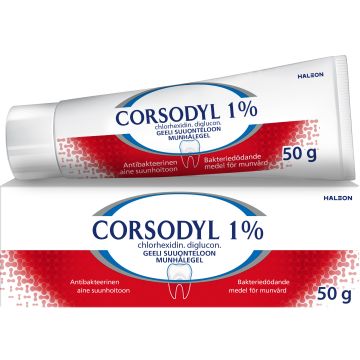 CORSODYL geeli suuonteloon 1 % 50 g