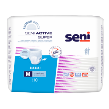 Seni Active Super housuvaippa M 10 kpl