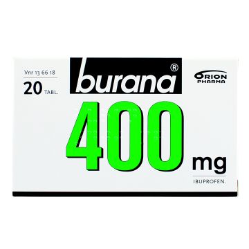 BURANA tabletti, kalvopäällysteinen 400 mg 20 fol
