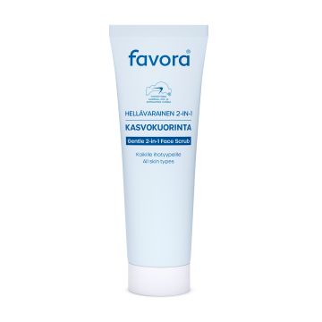 Favora Hellävarainen 2 in 1 kuorintavoide 75 ml