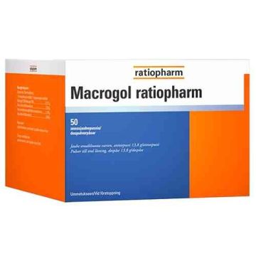 Macrogol ratiopharm annospussi 13,8 g 50 kpl
