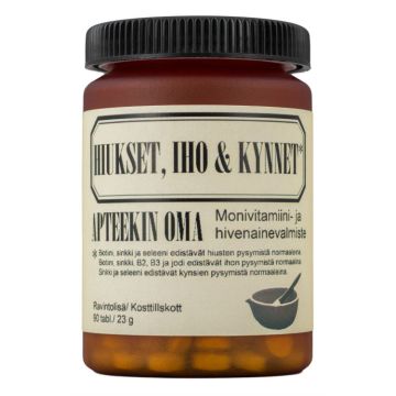 APTEEKIN OMA HIUKSET, IHO JA KYNNET 90 tabl