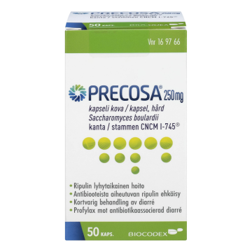 PRECOSA kapseli, kova 250 mg 50 kpl