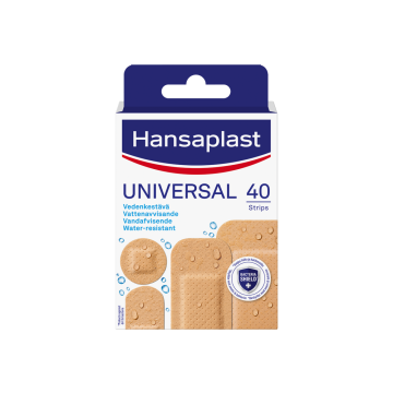 Hansaplast Universal laastari ME10 (45907) (lajitelma, 4 kokoa) 40 kpl