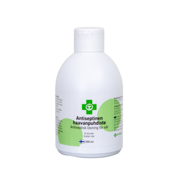 APTEEKKI Antiseptinen haavanpuhdiste flip-top kaatopullo 300 ml