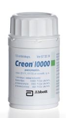 CREON 10 000 enterokapseli, kova 100 kpl