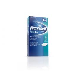 NICOTINELL MINT 4 mg lääkepurukumi 24 fol